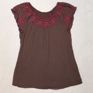 Old Navy Embroidered Blouse